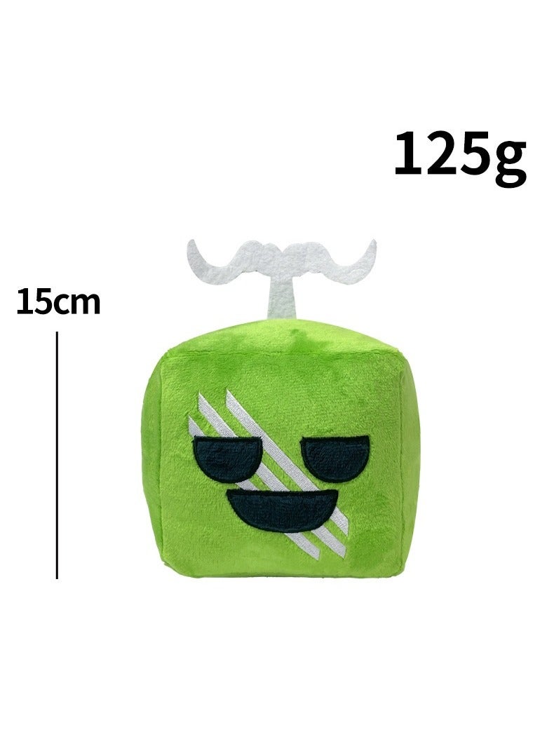 Roblox Blox Fruit Plush Toy Green Revival Box 15 Cm Gift For Fans Girls And Boys