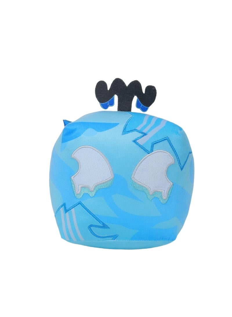 Roblox Blox Fruit Plush Toy Blue Ice Cube Box 15 Cm Gift For Fans Girls And Boys