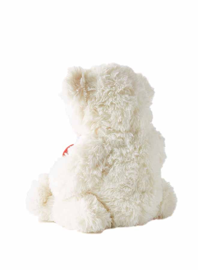 Cream Snuggles Bear With Heart 30cm