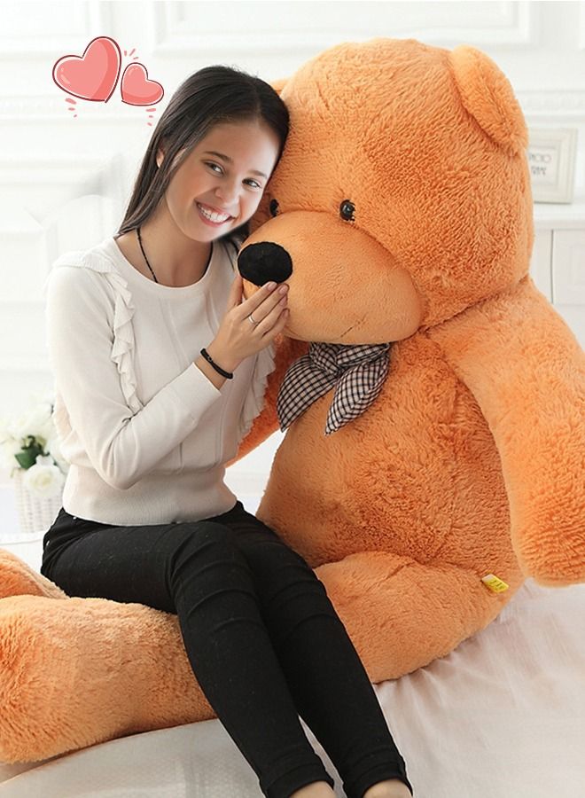 GROIC Teddy Bear Plush Stuffed Animals Soft Adorable for Children Girlfriend 31.5 Inch Brown