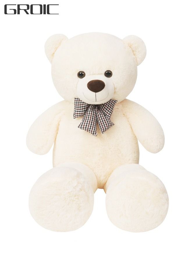 Teddy Bear Plush Stuffed Animals Baby Bear Plush Toy Plush Stuffed Toys for Children Girlfriend 80CM White