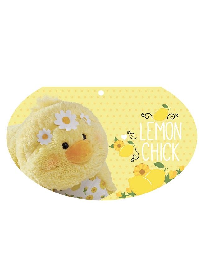 Sweet Scented Lemon Chick Stuffed Animal Plush Toy Pillow 1 Count (Pack Of 1) Yellow