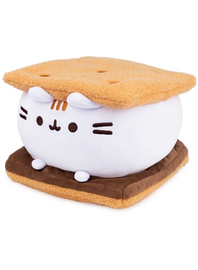 Pusheen S’Mores Squisheen Plush Stuffed Animal For Ages 8 And Up Brown/White 12”