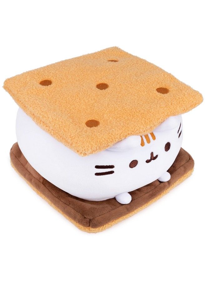 Pusheen S’Mores Squisheen Plush Stuffed Animal For Ages 8 And Up Brown/White 12”