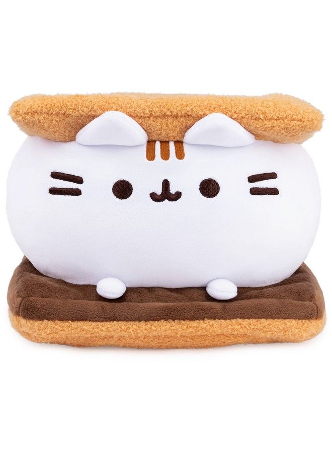 Pusheen S’Mores Squisheen Plush Stuffed Animal For Ages 8 And Up Brown/White 12”