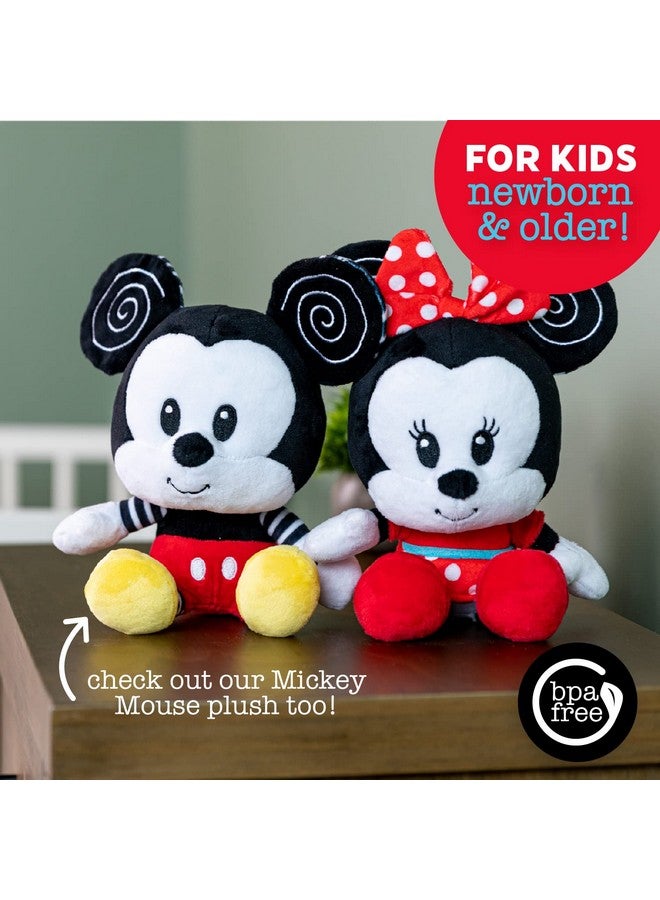 Disney Baby Minnie Black And White High Contrast Crinkle Plush Boys And Girls Ages 0+ (81263)