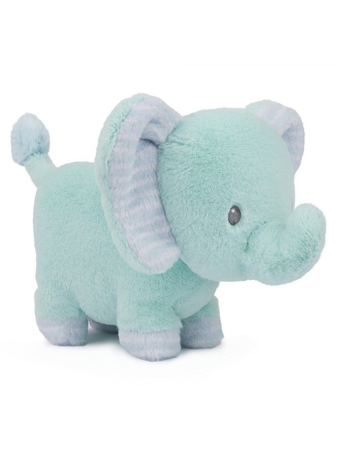 Baby Safari Friends Collection Plush Elephant With Chime Sensory Toy Stuffed Animal For Babies And Newborns Teal 7