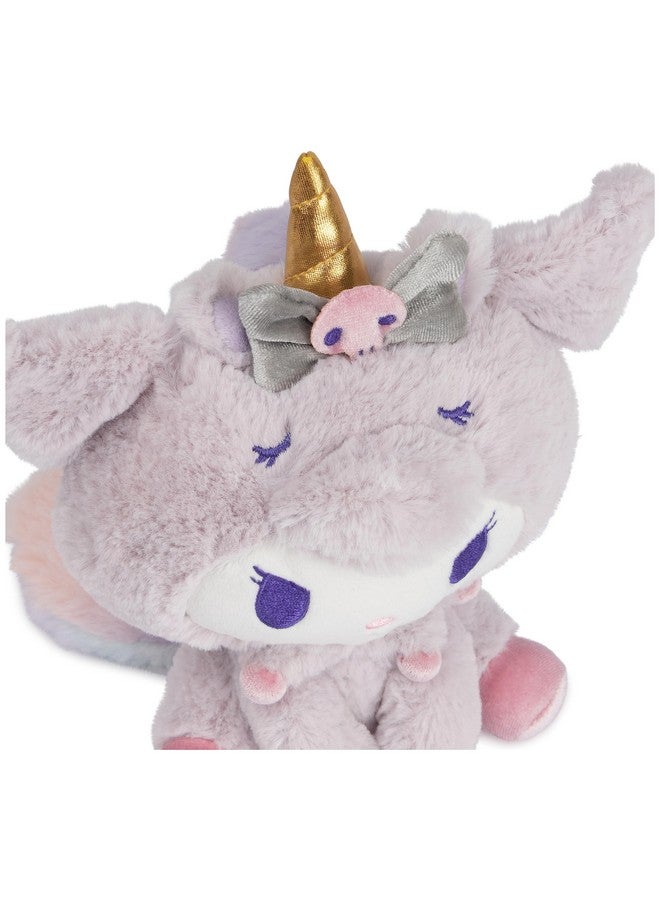 Sanrio Kuromi Unicorn Plush Toy Premium Stuffed Animal For Ages 1 And Up Purple 6”