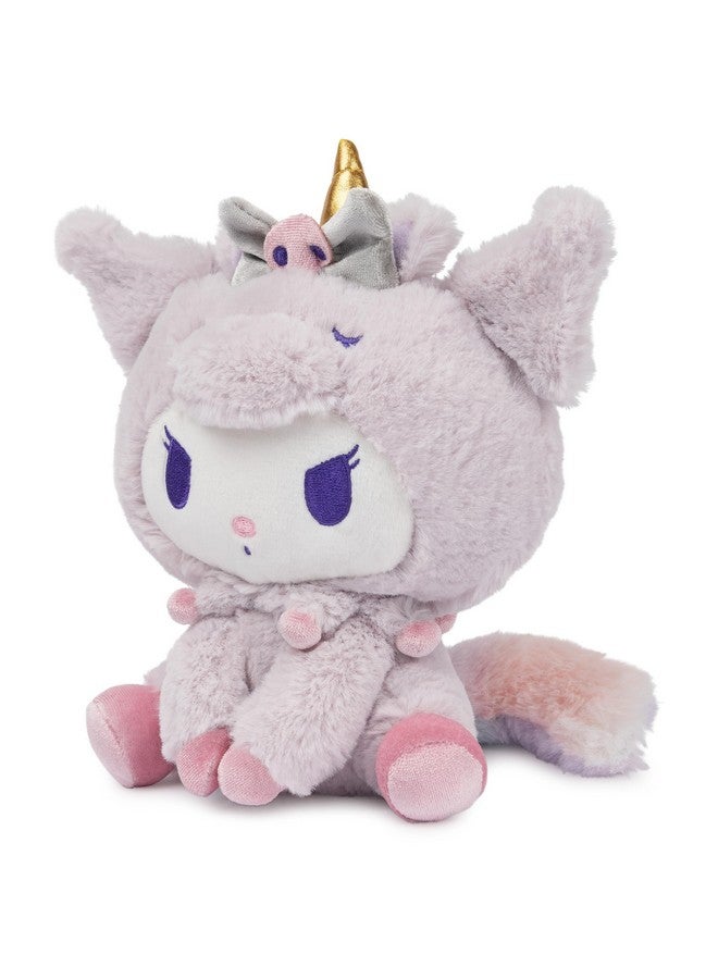 Sanrio Kuromi Unicorn Plush Toy Premium Stuffed Animal For Ages 1 And Up Purple 6”