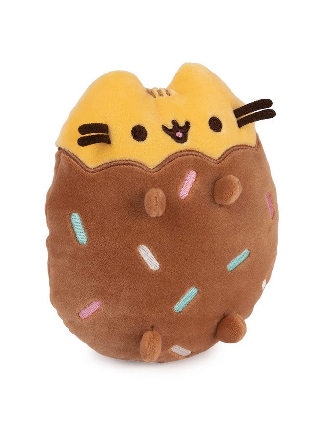 Pusheen Chocolate Dipped Cookie Squisheen Stuffed Animal For Ages 8 And Up Brownyellow 6”