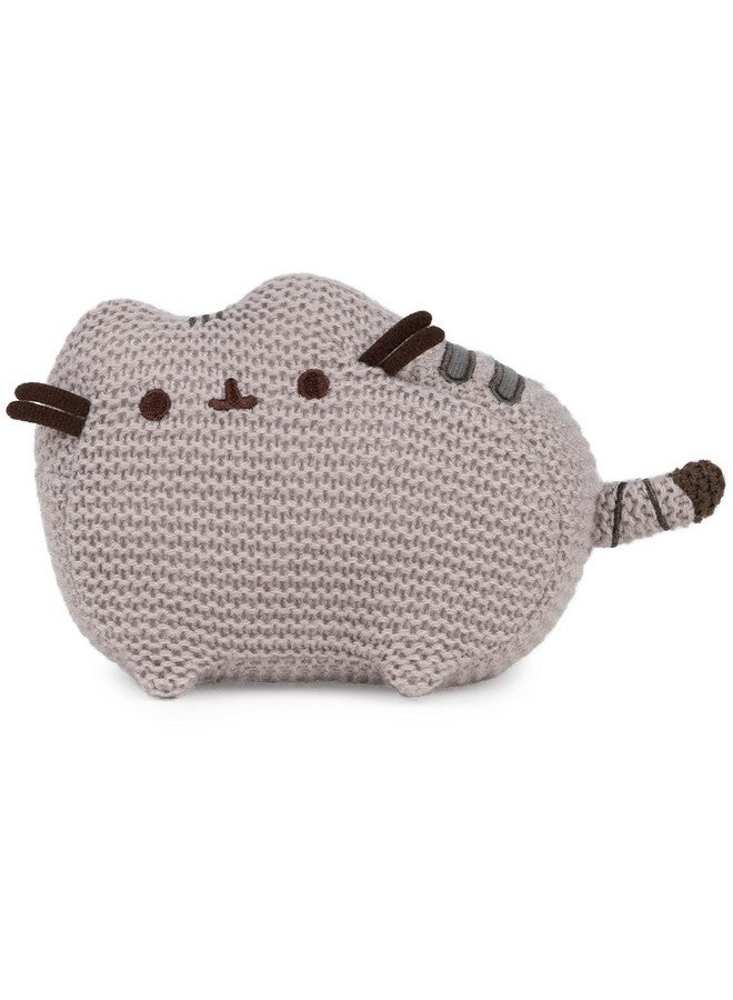 Pusheen The Cat Knit Plush Stuffed Animal For Ages 8 And Up Gray 6”