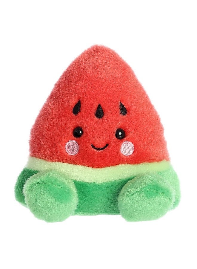 ® Adorable Palm Pals™ Sandy Watermelon™ Stuffed Animal Pocketsized Fun Onthego Play Red 5 Inches