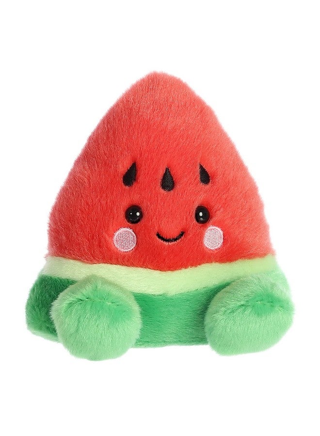 ® Adorable Palm Pals™ Sandy Watermelon™ Stuffed Animal Pocketsized Fun Onthego Play Red 5 Inches