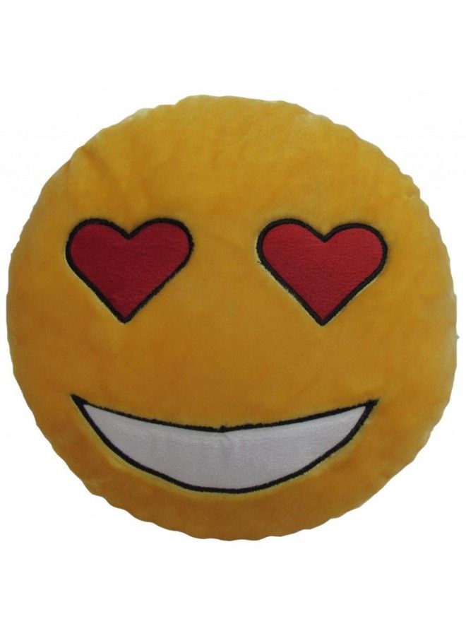 Stuffed Soft Love Stuck Smiley Cushion Toy Pillow Car 33 Cm