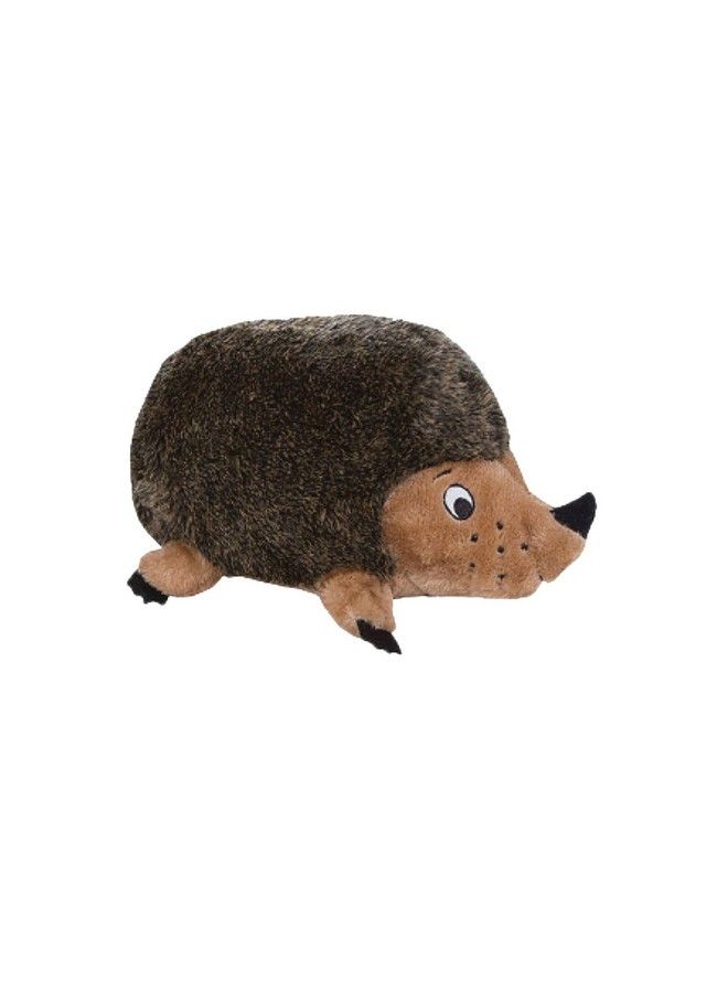 Hedgehogz Squeaky Dog Toy Cuddly Soft Toy For Dogs Durable Plush Fluffy Toy For Awesome Pets Lg Model:32022 Brown Medium