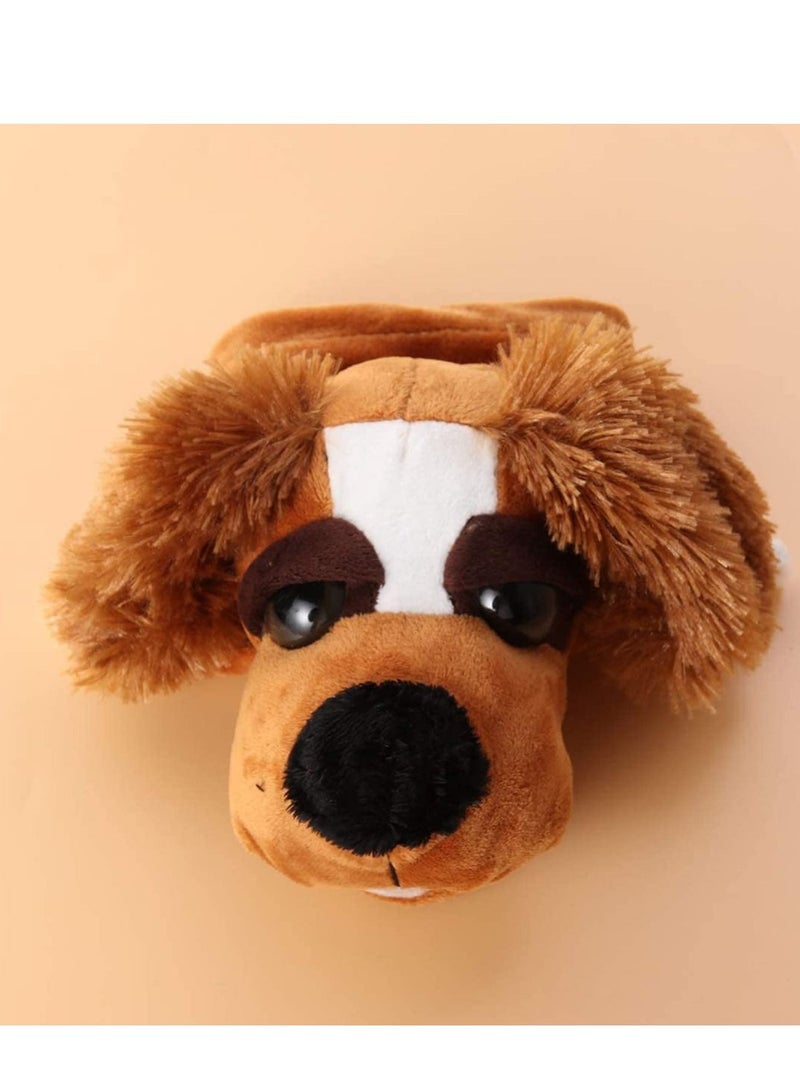 Puppy Hand Puppet Plush Dog Toy Animals Figure Finger Doll Parent- child Interactive Gift for Storytelling Teaching Preschool Role- Play - Imaginative