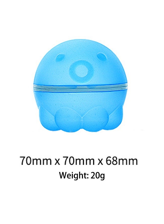 Water Balloons Reusable 6 PCS Soft Silicone Water Splash Ball for Kids School Self-Sealing Refillable Water Ballfor Kids Adults Fun Water Fight Game Summer Swimming Pool Party Supplies（C）