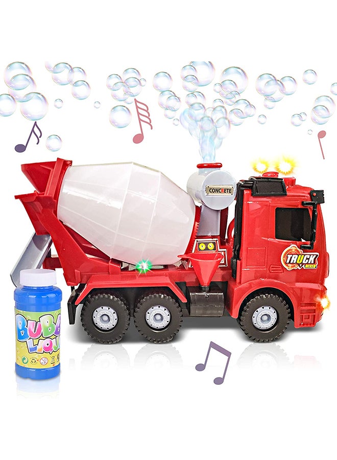 Bubble Blowing Cement Truck  - Suitable for 4 years and above. 40.5 x 20.2 x 13.2cm