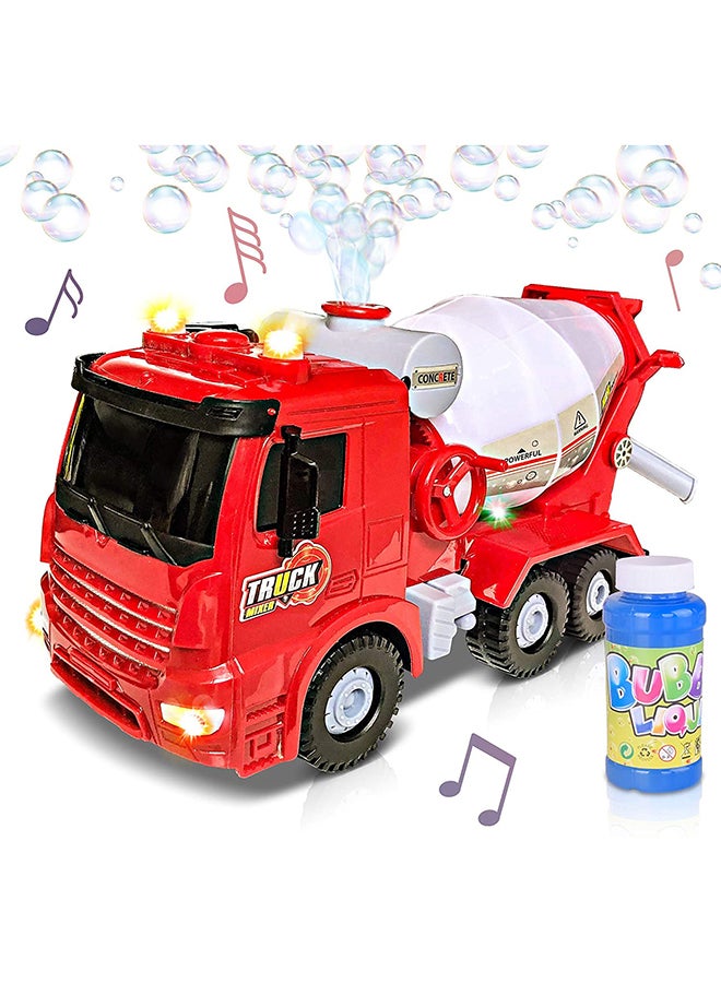 Bubble Blowing Cement Truck  - Suitable for 4 years and above. 40.5 x 20.2 x 13.2cm