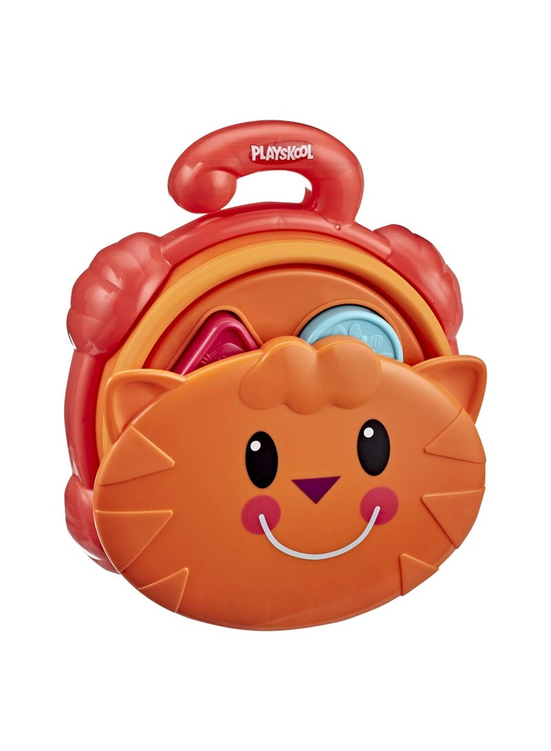 Playskool Pop Up Shape Sorter Toy for Toddlers Over 18 Months with Take-Apart Shapes for Matching, Collapsible for Storage