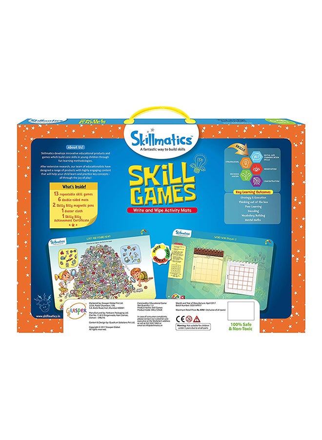 Write And Wipe Activity Mats SKILL 12GB