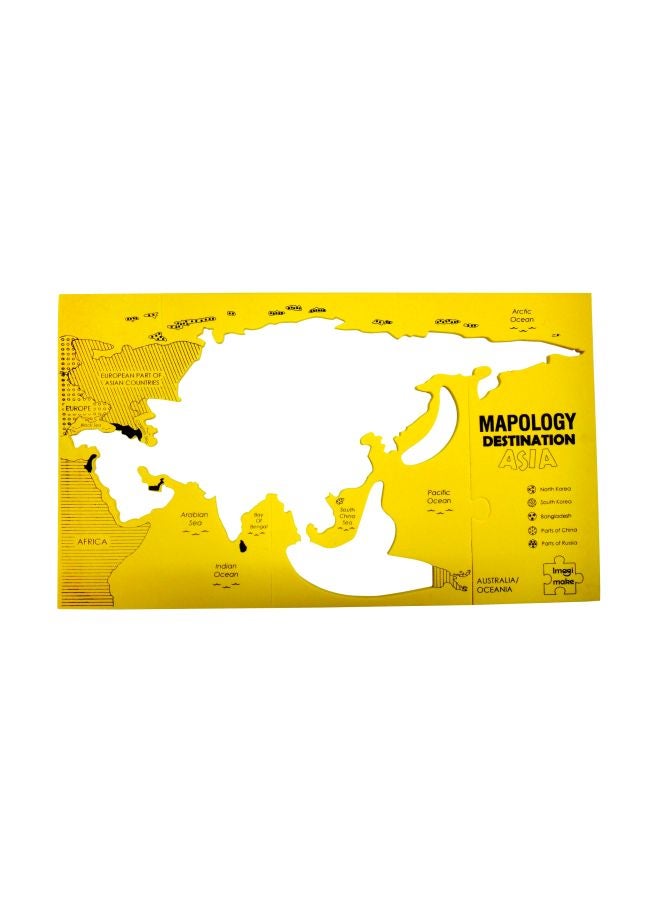 29-Piece Mapology Asia Map Puzzle Set MP05