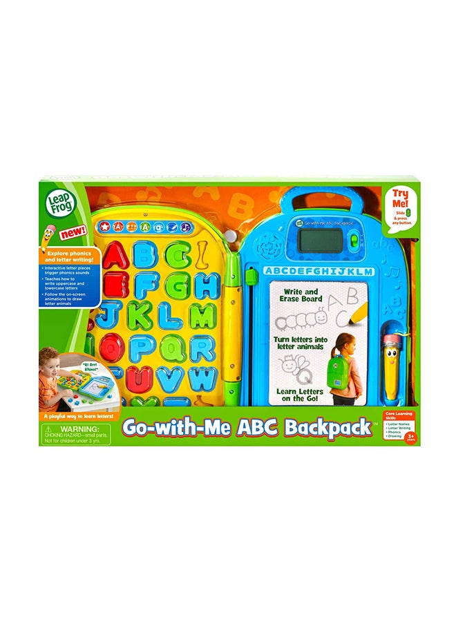 Go With Me ABC Backpack 80-603400