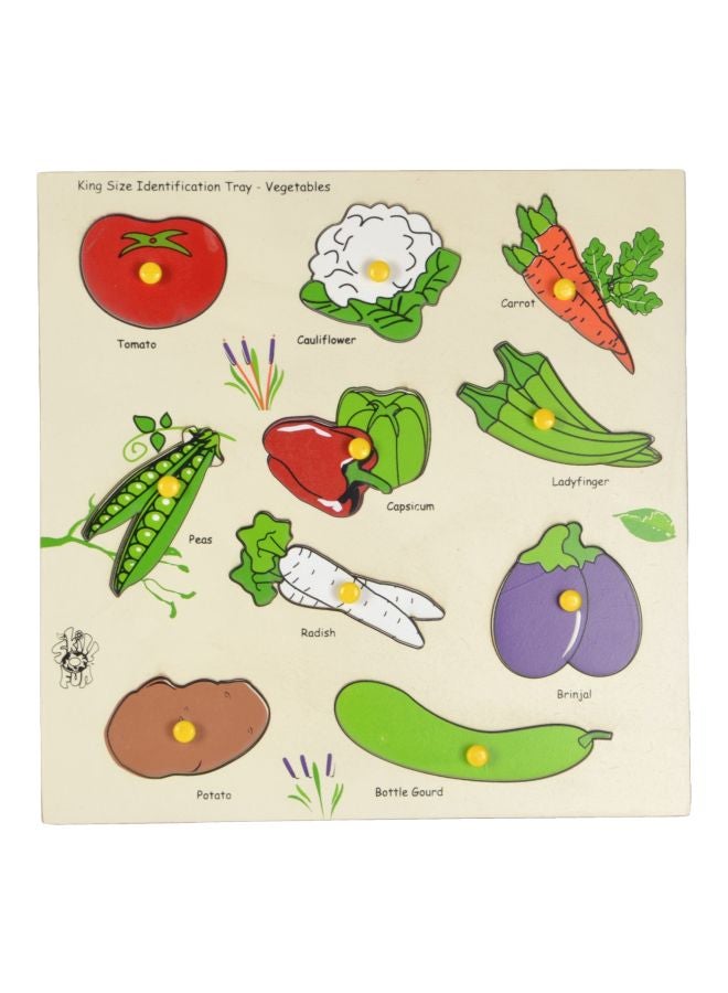 Vegetable Identification Tray Learning Toy SFS-44G