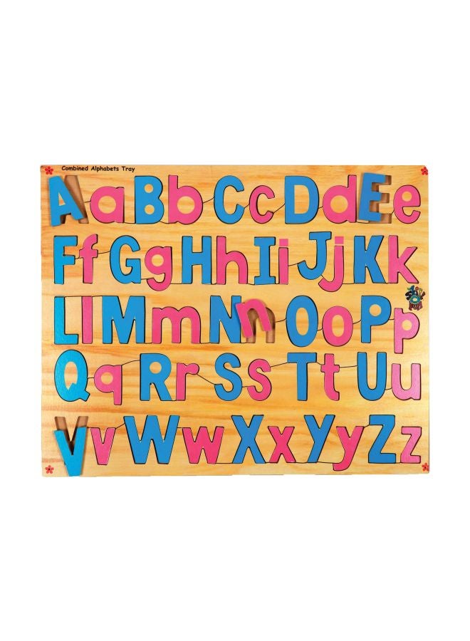 Wooden Combined Alphabet Tray L-8S