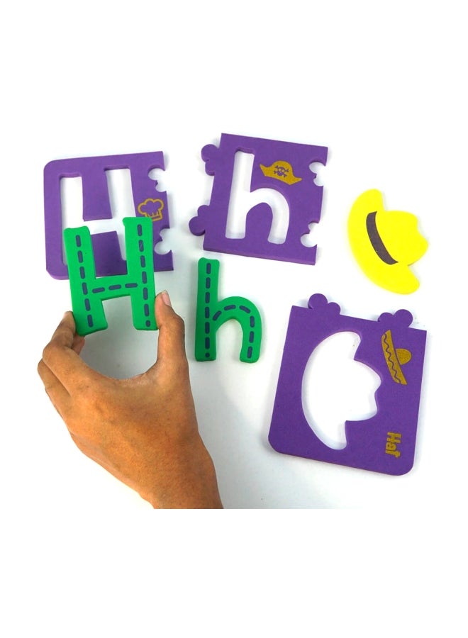 Alpha Self Correcting Puzzle To Learn Alphabet Set