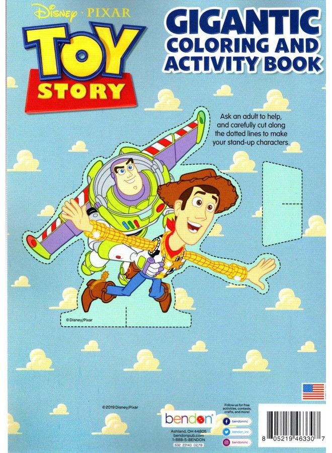 Disney Toy Story Gigantic Coloring & Activity Book 200 Pages