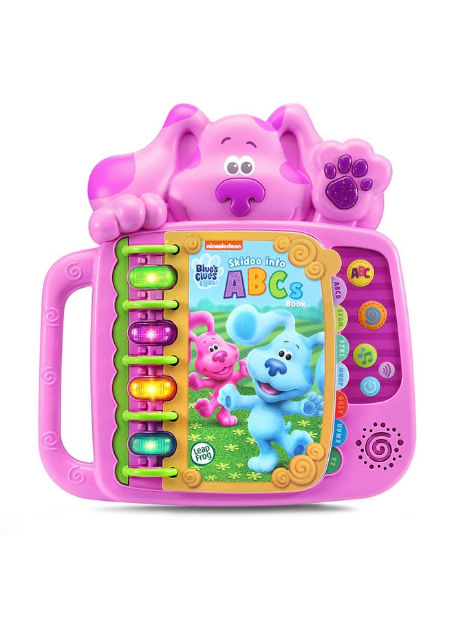 Blue’s Clues & You! Skidoo ABCs Magenta E-Book – Educational Alphabet Puzzle Toy for Kids 2+, Musical Learning with Lights, Interactive Find-It Game