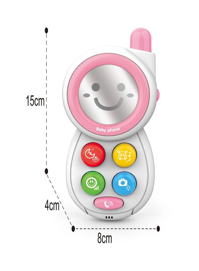 Mobile Baby Cell Phone With Flashing Vocal Musical Early Sounding Educational Toy 8x4x15cm