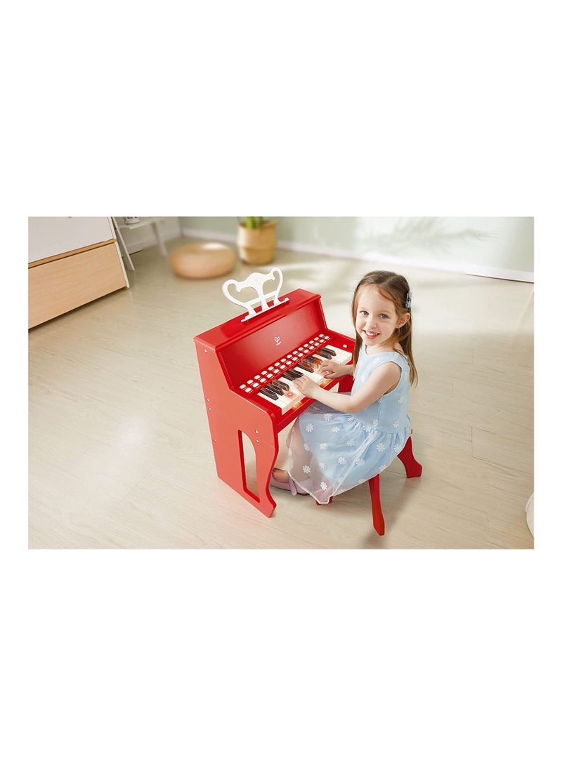 Learn Piano With Lights &  Red Stool