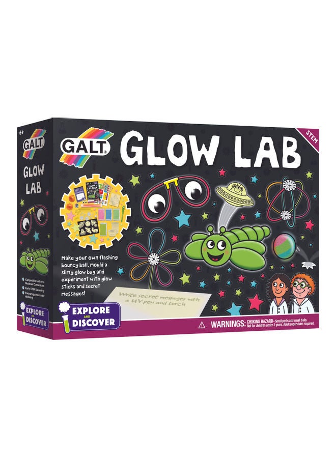 Glow Lab Science Kit For Kids Ages 6 Years Plus Explore And Discover STEM 31x7.2x22cm