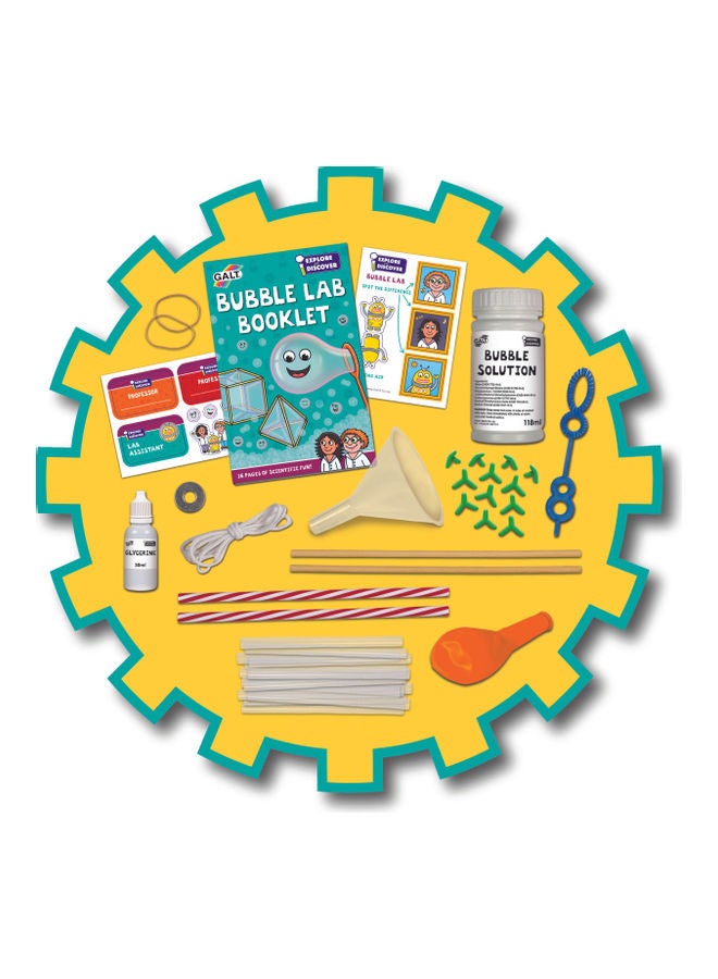 Bubble Lab Science Kit For Kids Ages 5 Years Plus Explore And Discover Stem 15.5x5x26.2cm