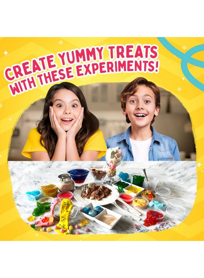 Edible Slime Candy Making Food Science Chemistry Kit For Kids With 25+ Stem Experiments To Make Slimy Hot Chocolate Marshmallows Snot Blood Slugs Worms And More!