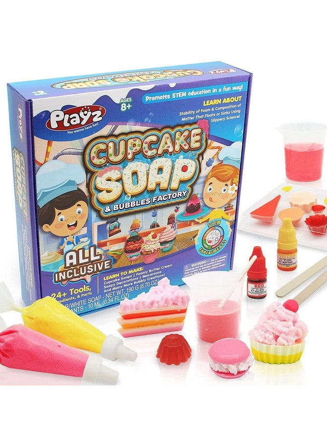 Yummy Cupcake Soap & Bubbles Diy Science Kit Fun Stem Gift For Age 8 9 10 11 12 Year Old Girls And Boys Educational Arts And Crafts For Kids Age 812