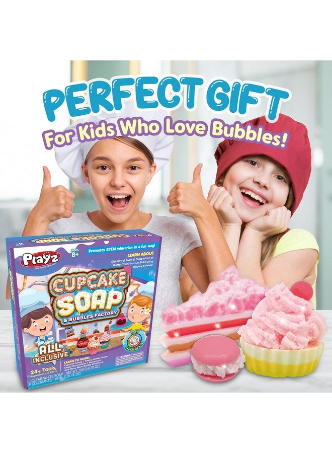 Yummy Cupcake Soap & Bubbles Diy Science Kit Fun Stem Gift For Age 8 9 10 11 12 Year Old Girls And Boys Educational Arts And Crafts For Kids Age 812