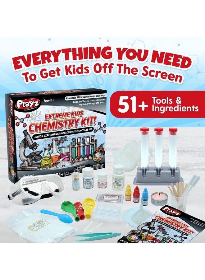 52 Extreme Kids Chemistry Experiments Set Stem Activities & Science Kits For Kids Age 812 With 51+ Tools Discovery Science Educational Toys & Gifts For Boys Girls Teenagers & Kids