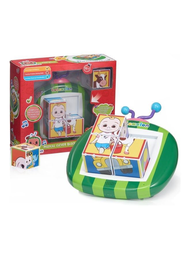 Musical Clever Blocks for Kids 27.4 x 30 x 11cm