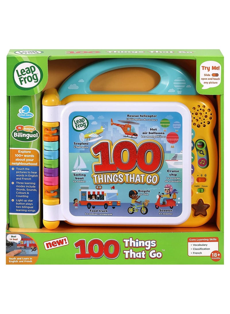 100 Words Things That Go For 18 + months