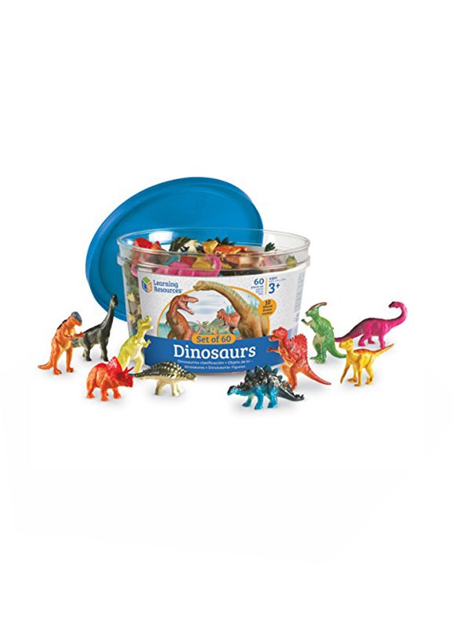 60-Piece Dinosaur Counters