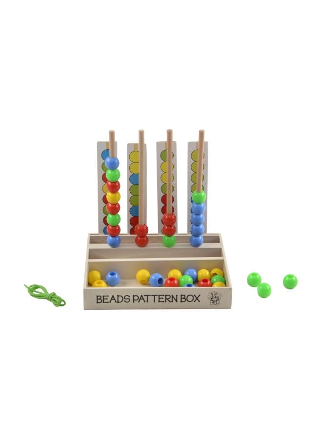 Wooden Beads Pattern Box S-24