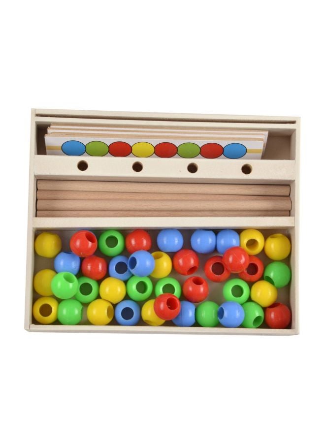 Wooden Beads Pattern Box S-24