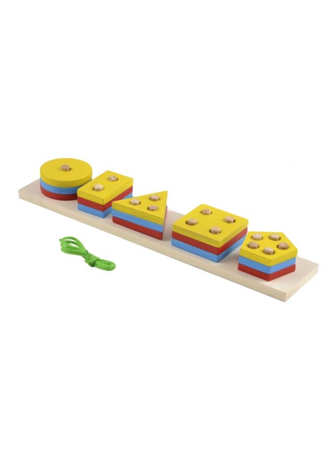 Wooden Geometry Sorting Board Learning Toy SF-26