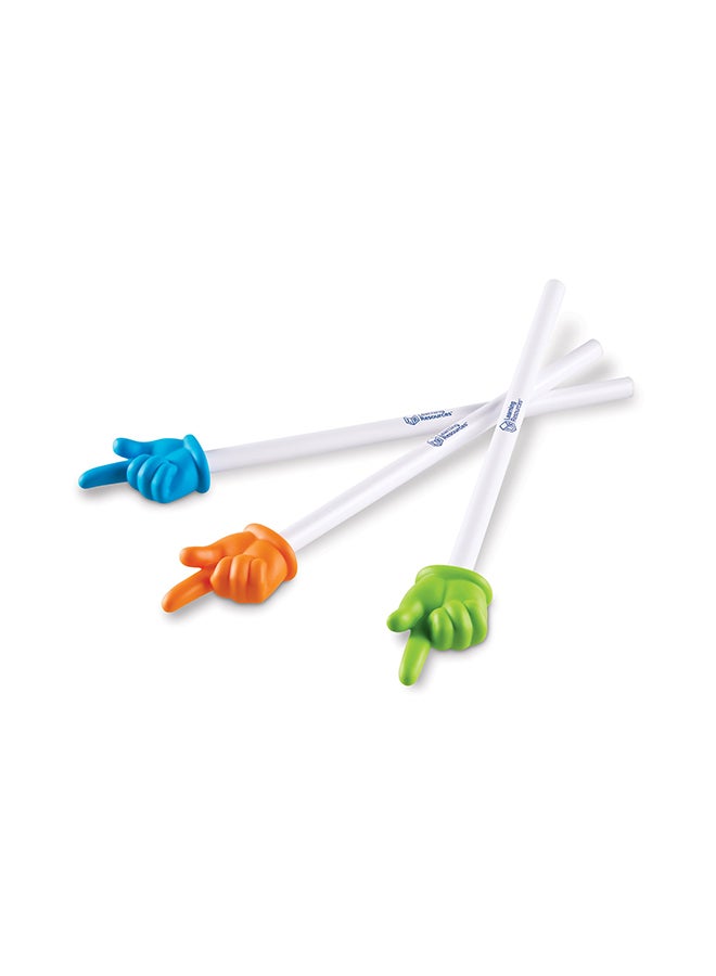 10-Piece Rainbow Hand Pointers Set 16x8.4x3.9inch