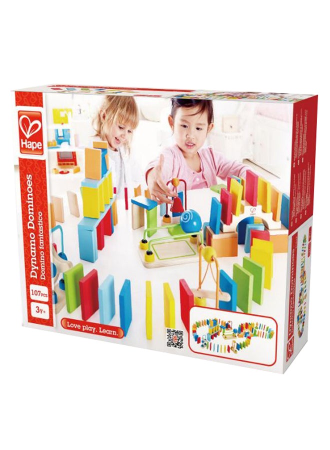 107-Piece Dynamo Dominoes Game Set