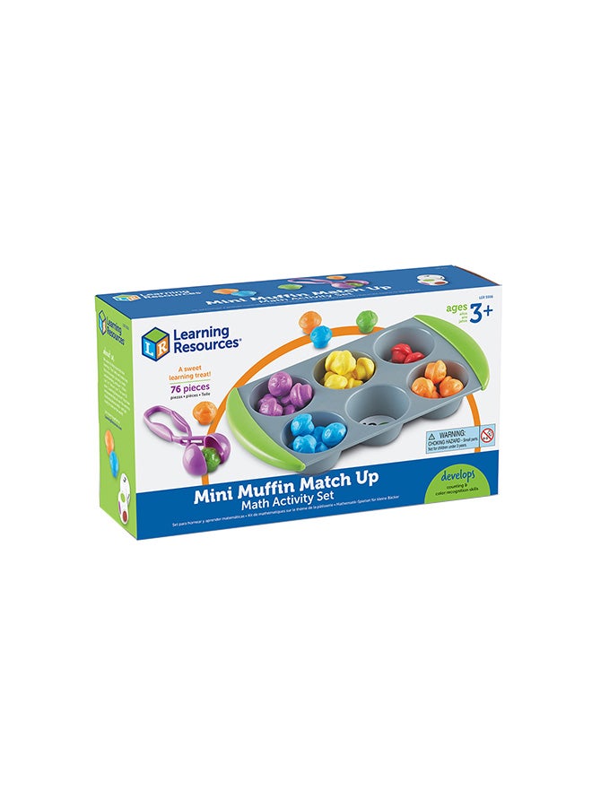 Mini Muffin Match Up Math Activity Set