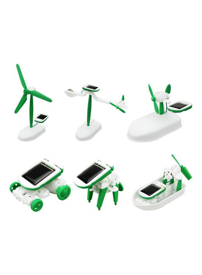 DIY 6-In-1 Educational Learning Power Solar Robot Kit Toys